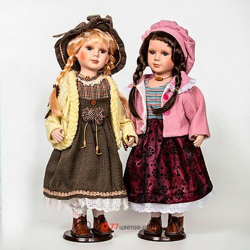 Куклы фарфоровые "Рита и Алиса"