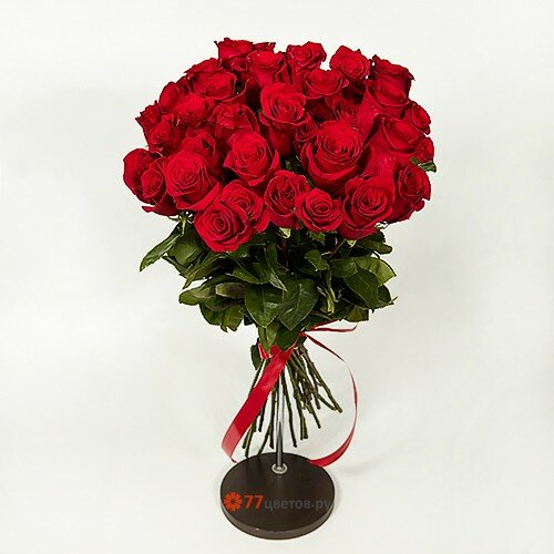 Розы красные 60 см